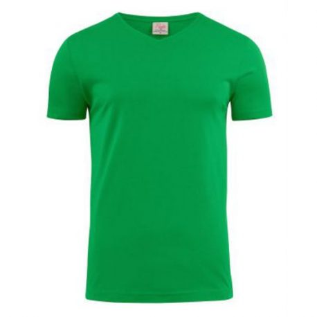 Printer Heavy V t-shirt Frisgroen