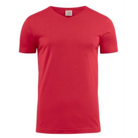 Printer Heavy V t-shirt Rood