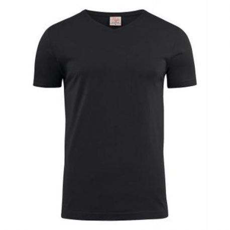 Printer Heavy V t-shirt Zwart