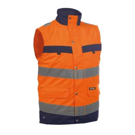 DASSY® Bilbao FLUO-ORANJE/MARINEBLAUW (voorkant)