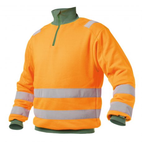 DASSY® Denver FLUO-ORANJE/FLESSENGROEN (voorkant)