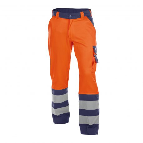 DASSY® Lancaster FLUO-ORANJE/MARINEBLAUW (voorkant)