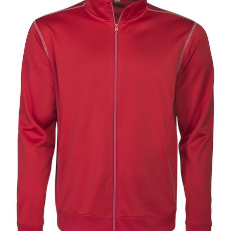 Printer Duathlon Sweatshirt Jacket rood