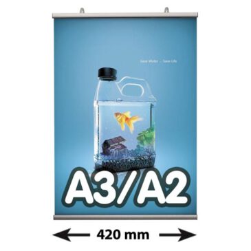Poster Fast klemmen, A3/A2, lengte 420 mm