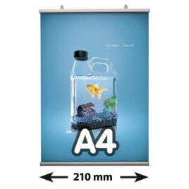 Poster Fast klemmen, A4, lengte 210 mm