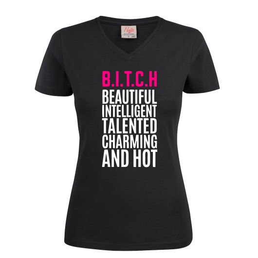 T-shirt Bitch – Reclame