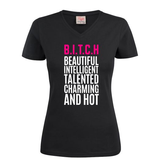 cijfer Definitief Activeren T-shirt Bitch – AAA Reclame