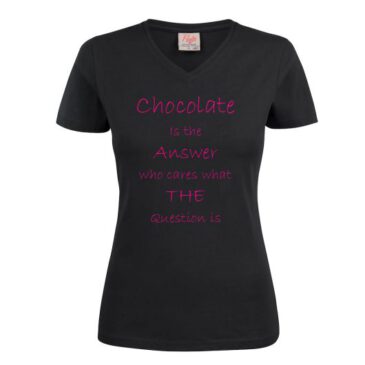 T-shirt chocolate is the answer