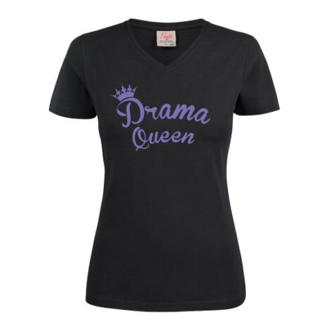 dames drama queen zwart