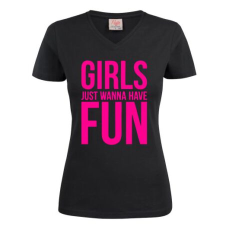 dames girls wanna have fun zwart