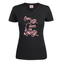 T-shirt oow jeetje alweer een roseetje