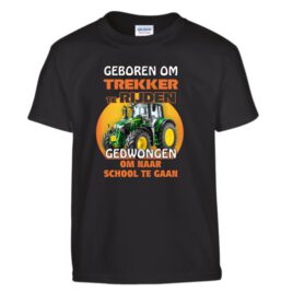 T-shirt geboren om trekker te rijden