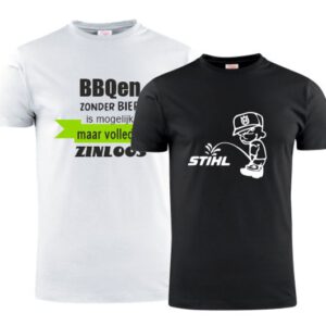 heren shirts met opdruk