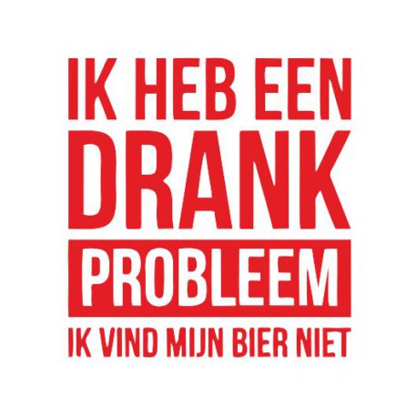 heren drank probleem tekst