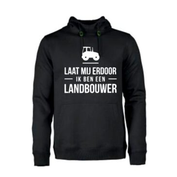 heren hoodie ik ben landbouwer