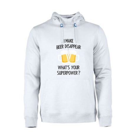 heren hoodie make beer disappear