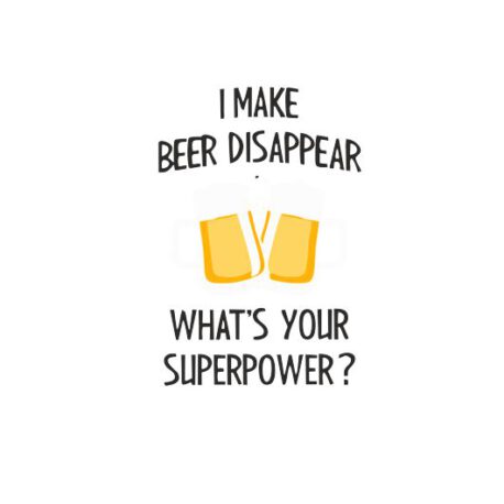 heren hoodie make beer disappear tekst