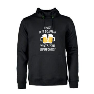 heren hoodie I make beer disappear