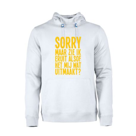 heren hoodie zie eruit alsof wat uitmaakt