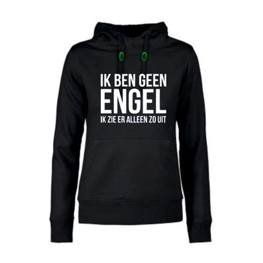 Snel Schijn Analytisch dames hoodie Ik ben geen Engel – AAA Reclame