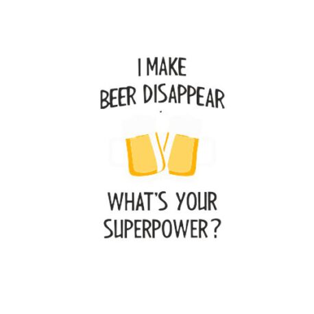 hoodie dames make beer disappear tekst