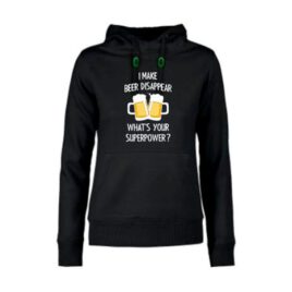 dames hoodie I make beer disappear