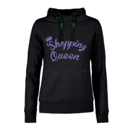 hoodie dames shopping queen zwart
