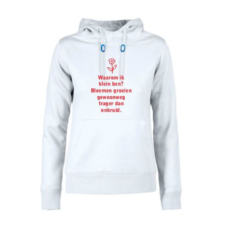 hoodie dames waarom klein