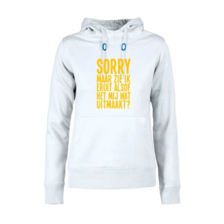 hoodie dames zie ik eruit alsof uitmaakt