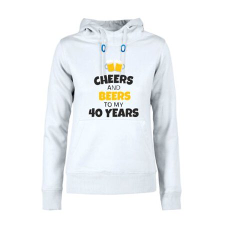 dames hoodie 40 bier