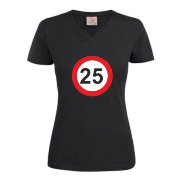 Dames T-Shirt 25 jaar