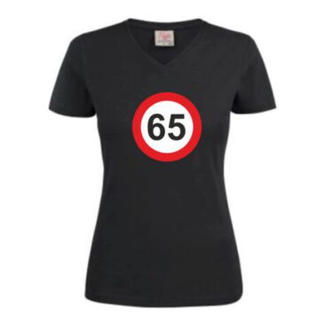 Dames T-Shirt 65 jaar