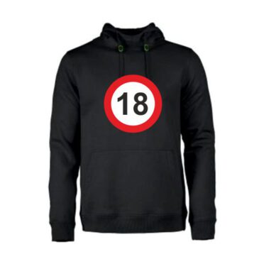 Heren hoodie 18 jaar