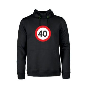 Heren hoodie 40 jaar