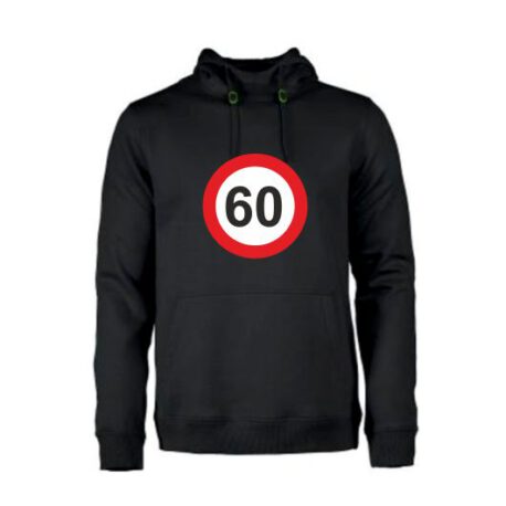 heren hoodie 60 zwart