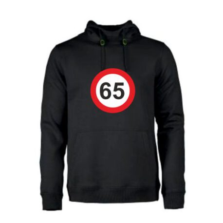 heren hoodie 65 zwart