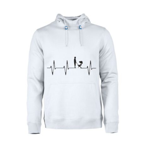 heren hoodie heart bbq