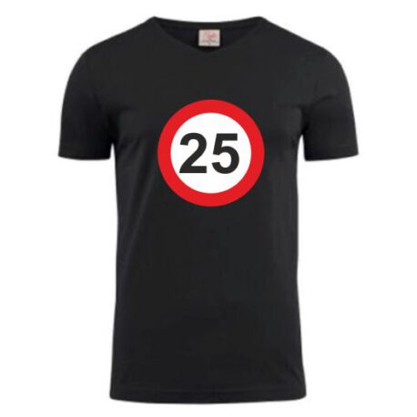 heren shirt 25 zwart