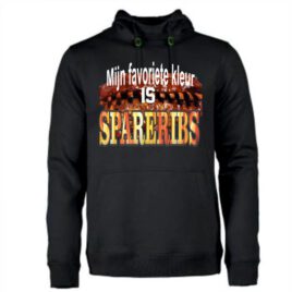 heren hoodie kleur spareribs