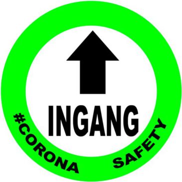 Stickers rond ingang 5 stuks