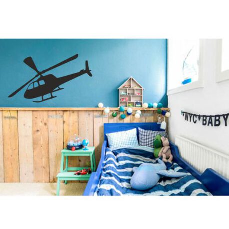 helikopter in slaapkamer