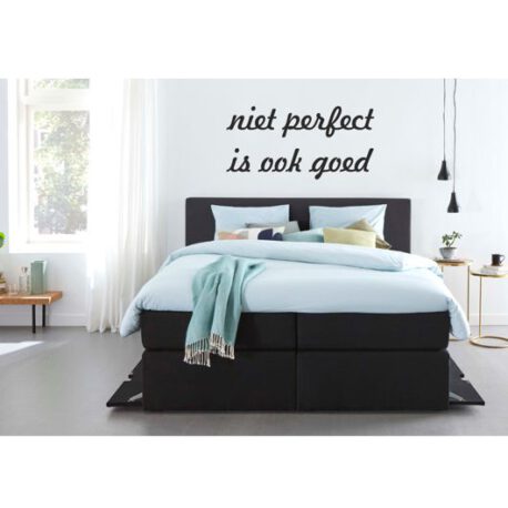 niet perfect is ook goed slaapkamer