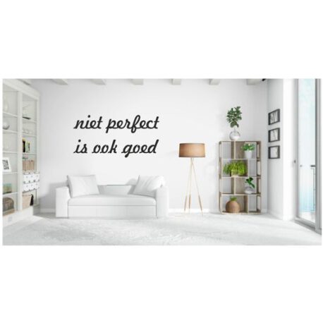 niet perfect is ook goed woonkamer