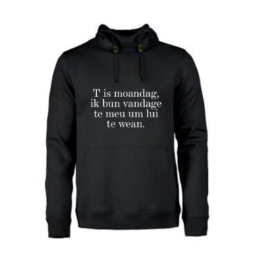 Heren Hoodie ’t is moandag