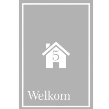 Raamfolie Welkom thuis