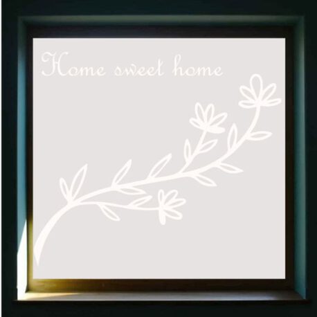 sticker raam home sweet homme