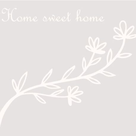 sticker raam home sweet homme afb