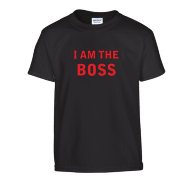 Kinder T-shirt I am the boss