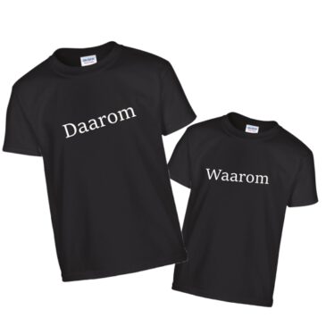 Waarom Daarom Duo shirt