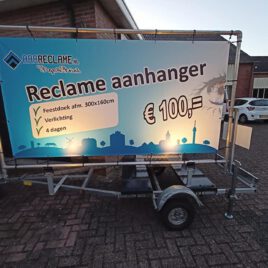 Aanhanger incl. Feestdoek